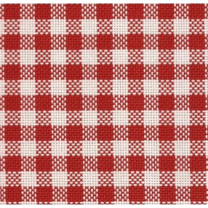 Colonia Red Chicken Scratch Fabric